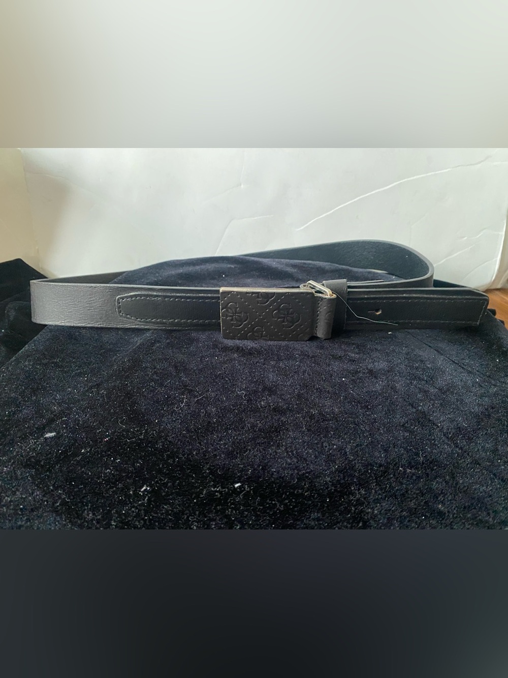 Guess Black Leather Men's Belt
